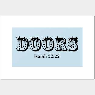 Doors bible quote Posters and Art